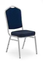 K66 rakásolható konferenciaszék – kék / ezüst