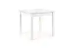 GRACJAN bővíthető étkezőasztal, négyszögletű, szín: fehér