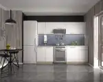 Daria 240 cm-es blokk konyha – fehér