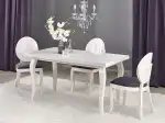 Mozart bővíthető étkezőasztal – fehér - Image 2