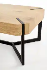 Lavida dohányzóasztal – arany tölgy / fekete - Image 5
