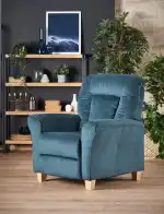 Bard dönthető pihenőfotel – sötétkék - Image 3