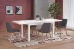 Tiago 2 bővíthető étkezőasztal – fehér
