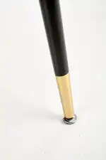 Embos kerek étkezőasztal – fekete / arany - Image 13