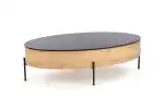 Zenga dohányzóasztal – arany tölgy / fekete - Image 3