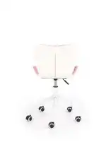 MATRIX 3 ifjúsági forgószék, alap mechanika, szín: rózsaszín/fehér - Image 2