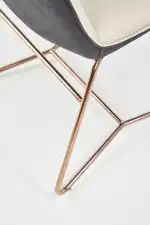 K390 szék, szín: krém/sötétszürke/arany - Image 12