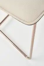 K390 szék, szín: krém/sötétszürke/arany - Image 13