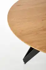 MOZAMBIK asztal, kerek, szín: arany tölgy/fekete - Image 13