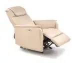 Paradise elektromosan dönthető pihenőfotel, hinta funkcióval – krém - Image 7