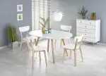 Ruben bővíthető étkezőasztal – fehér / mézes tölgy - Image 2