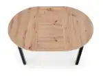 Ringo bővíthető étkezőasztal – artisan tölgy / fekete - Image 7