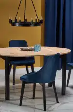 Ringo bővíthető étkezőasztal – artisan tölgy / fekete - Image 12