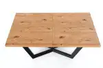 Massive bővíthető étkezőasztal – világos tölgy / fekete - Image 3