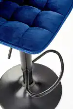 H95 bárszék – sötétkék - Image 4