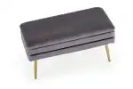 Velva tárolós pad – szürke / arany - Image 7