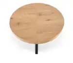Mercy bővíthető étkezőasztal – arany tölgy / fekete - Image 7