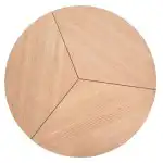 Karida dohányzóasztal – természetes tölgy / fekete - Image 10