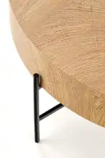 Broklyn dohányzóasztal – természetes tölgy / fekete - Image 4