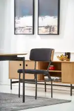 SMART ST asztal, téglalap alakú, szín: természetes tölgy/fekete - Image 15