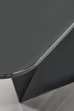 PATRIZIO bővíthető étkezőasztal, téglalap alakú, szín: sötétszürke/fekete - Image 20