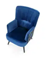 Pagoni pihenőfotel – sötétkék / mintás - Image 3