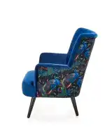 Pagoni pihenőfotel – sötétkék / mintás - Image 6