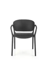 K491 rakásolható szék – fekete - Image 10