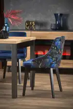 Tiago Square bővíthető étkezőasztal – craft tölgy / fekete - Image 12
