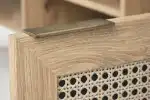 Borneo RTV-1 TV-állvány – artisan tölgy / fekete - Image 4