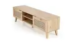 Borneo RTV-1 TV-állvány – artisan tölgy / fekete - Image 8
