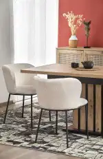 Lamello bővíthető étkezőasztal – artisan tölgy / fekete - Image 15
