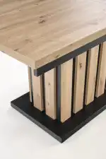 Baretti emelő-mechanikás dohányzóasztal – artisan tölgy / fekete - Image 5