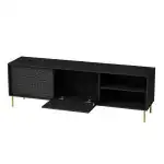 Bullet RTV-1 TV-állvány – fekete / arany - Image 6