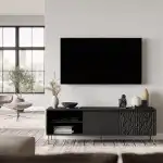 Bullet RTV-1 TV-állvány – fekete / arany - Image 8