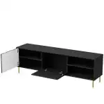 Bullet RTV-1 TV-állvány – fekete / arany - Image 11