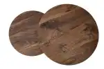 Oreo dohányzóasztal (2 db-os szett) – dió / fekete - Image 5