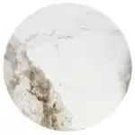 Cecilia dohányzóasztal – fehér márvány / szürke / arany - Image 2