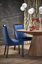 Henderson kerek étkezőasztal – dió - Image 2