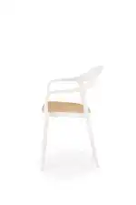 K530 rakásolható szék – natúr / fehér - Image 5