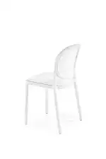 K529 rakásolható szék – fehér - Image 4