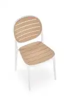 K529 rakásolható szék – natúr / fehér - Image 10