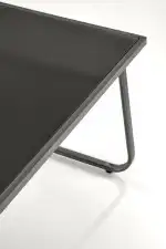 Conor kerti garnitúra (kanapé + 2 fotel + dohányzóasztal) – sötétszürke/világosszürke - Image 5