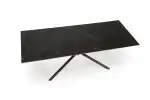 VITORINO bővíthető étkezőasztal, téglalap alakú, szín: fekete márvány/fekete - Image 6