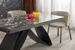 Hilario bővíthető étkezőasztal – fekete márvány / fekete - Image 13