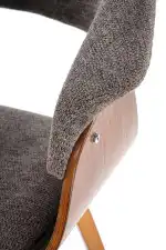 K545 szék – szürke / dió - Image 8