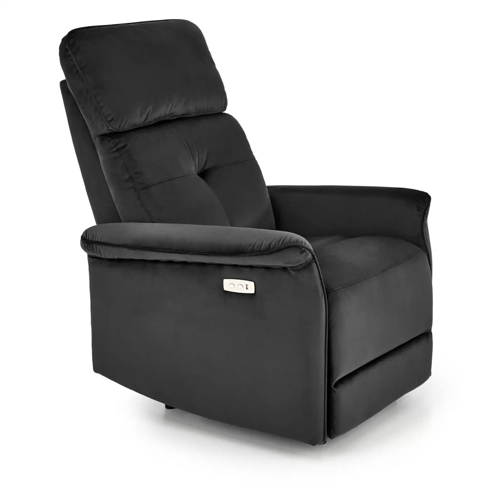 2010001201809_1.jpg Semir elektromosan dönthető pihenőfotel – fekete - Image 1