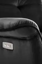Semir elektromosan dönthető pihenőfotel – fekete - Image 11