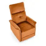 Semir elektromosan dönthető pihenőfotel – fahéj - Image 2