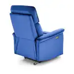 Semir elektromosan dönthető pihenőfotel – sötétkék - Image 8